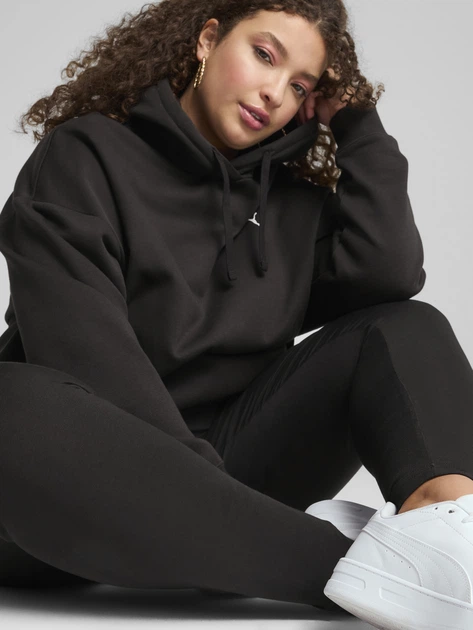 Спортивные леггинсы для фитнеса женские Puma Ess Leggings 68242401 M Black (4067983490453) - изображение 4