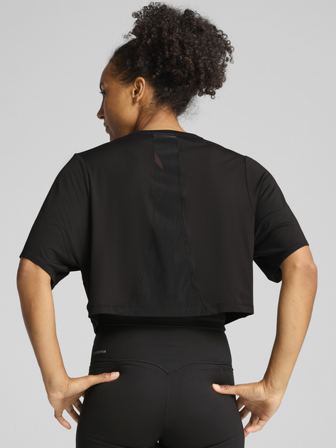 Спортивная футболка для бега женская Puma Cloudspun Mesh Tee 52664701 M Black (4067983420672) 