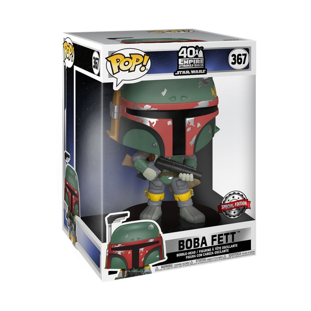 Figurka Funko Pop! Star Wars Boba Fett Exclusive 25 cm (889698492393) - obraz 1