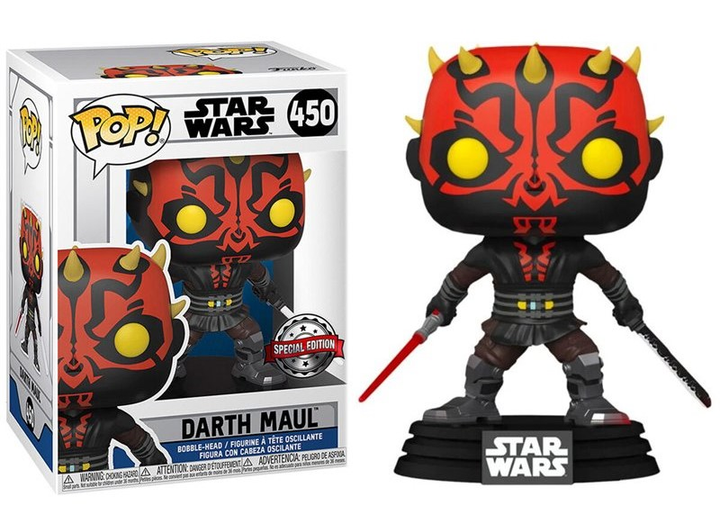 Фігурка Funko Star Wars Darth Maul with Saber Exclusive 9 см (889698567909) - зображення 2