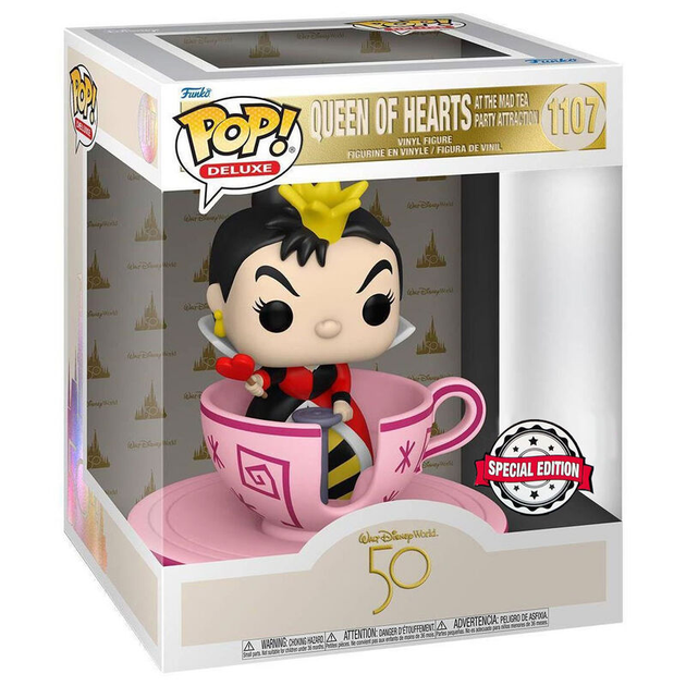 Figurka Funko Pop! Walt Disney World 50th Anniversary Exclusive Królowa Kier na Szalonym Podwieczorku 15 cm (889698589635) - obraz 1