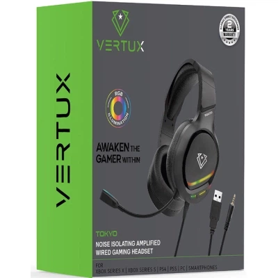 Наушники Vertux Tokyo 7.1 Mini Jack 3.5мм Black (tokyo.black) - изображение 2