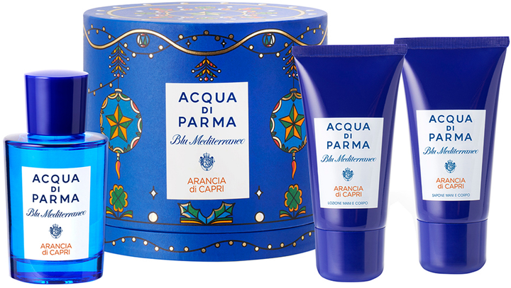 Zestaw unisex Acqua Di Parma Blu Mediterraneo Arancia di Capri Woda toaletowa 75 ml + Balsam do ciała 40 ml + Żel pod prysznic 40 ml (8028713815508) - obraz 1