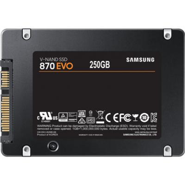 Накопитель SSD 2.5" 250GB 870 EVO Samsung (MZ-77E250BW) - изображение 4