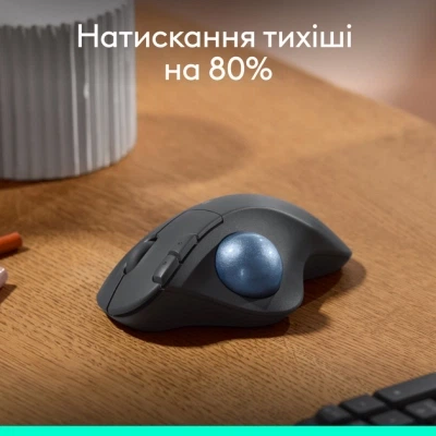 Мишка Logitech Ergo M575S Wireless Trackball Graphite (910-007029) - Фото 7 Мишка Logitech Ergo M575S Wireless Trackball Graphite (910-007029) - зображення 7