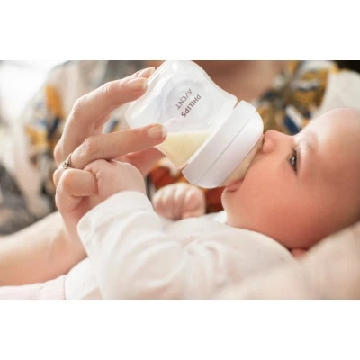 Набор для кормления новорожденных Philips AVENT Natural Природный Поток бутылочка 125 мл + пустышка Ultra Air 0-6 мес (SCD837/10) - изображение 3