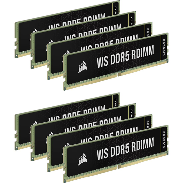 Pamięć RAM Corsair DDR5-5600 262144MB PC5-44800 (Kit of 8x32768) WS ECC RDIMM Black (CMA256GX5M8B5600C40) - obraz 1