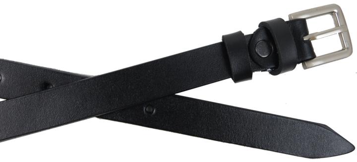 Женский ремень из натуральной кожи Skipper 1639-20 Черный 2 см - изображение 5