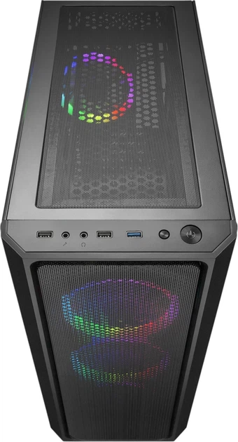 Obudowa Raijintek Ponos MS4 Coating Black (0R20B00197) - obraz 4