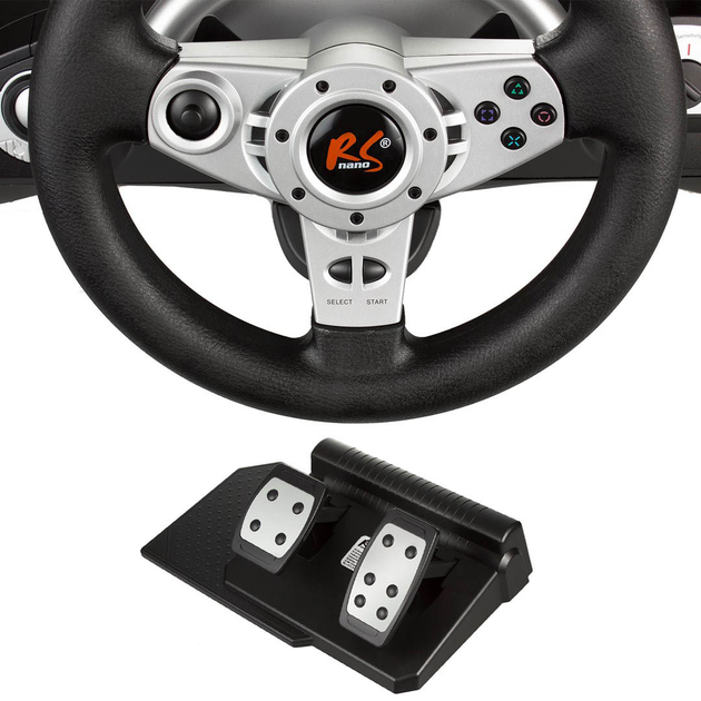 Дротове кермо NanoRS RS700 Gaming Controller Black (955555905874747) - Уцінка - зображення 6