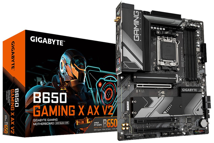 Материнська плата Gigabyte B650 GAMING X AX V2 (sAM5, AMD B650, PCI-Ex16) (SN241250038243) - Уцінка - зображення 5