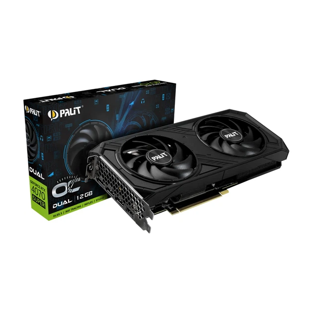 Відеокарта Palit GeForce RTX 4070 SUPER DUAL OC 12GB