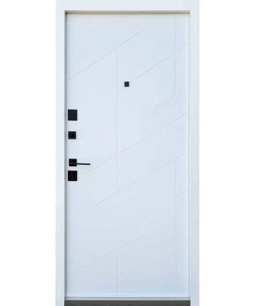 Входная дверь Qdoors Ультра Фрост грифель софт/белое дерево 850*2050мм - изображение 6