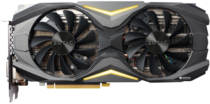 Видеокарта Zotac PCI-Ex GeForce GTX 1080 AMP Edition 8GB GDDR5X