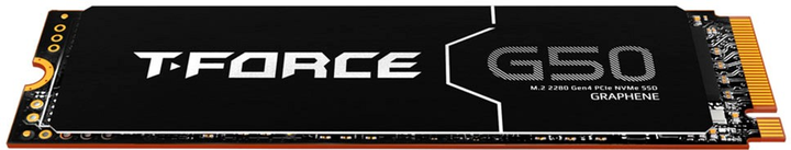 SSD диск Team Group T-FORCE G50 1TB M.2 2280 PCIe 4.0 x4 3D NAND TLC (TM8FFE001T0C129) - зображення 2