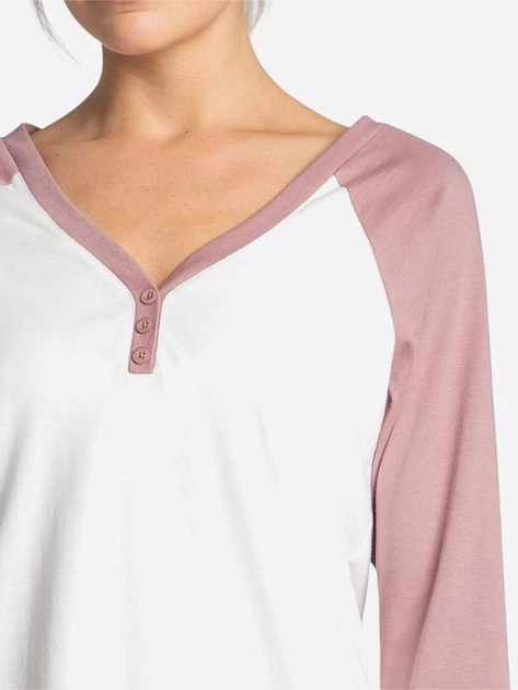 Koszula nocna damska bawełniana LaLupa LA018 381207 M Ecru (5903887608343) - obraz 4