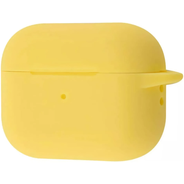 Чехол для наушников Silicone Case for AirPods 4, Yellow - изображение 2