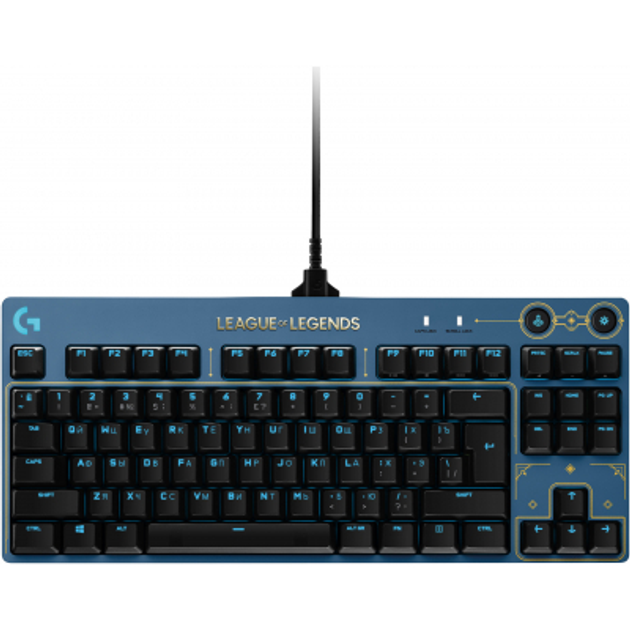 Клавіатура Logitech G Pro Mechanical Keyboard League of Legends Edition (920-010536) - зображення 1