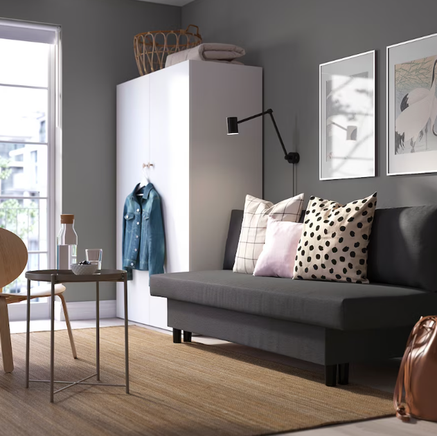 Диван раскладной АLVDALEN IKEA 804.625.96 темно-серый - изображение 4