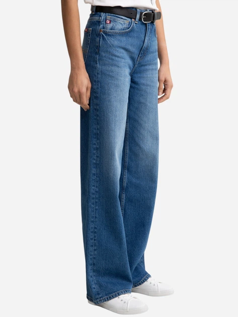 Jeansy rurki damskie z wysokim stanem Big Star Atrea 388 W25L30 Niebieskie (5900714827564) - obraz 3
