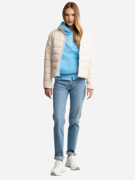 Куртка демісезонна коротка жіноча Big Star Delina 103 M Біла (5900714824259) - зображення 3