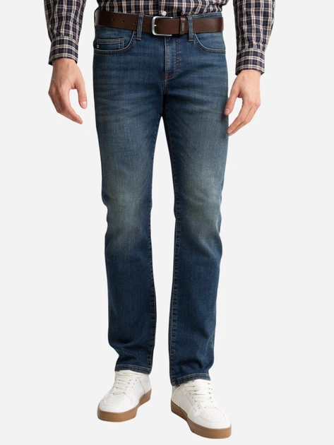 Jeansy slim fit męskie Big Star Terry 541 W36L34 Granatowe (5900714825690) - obraz 1