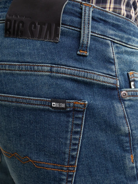 Jeansy slim fit męskie Big Star Terry 541 W36L34 Granatowe (5900714825690) - obraz 5