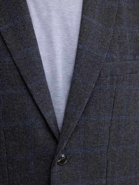 Marynarka męska w kratę Big Star Joseef 902 M Szara (5900714823733) - obraz 6