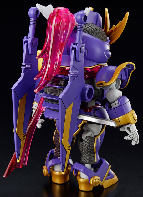 Модель для сборки Bandai SD Gundam Cross Silhouette F-Kunoichi Kai (Gundam Build Metaverse) (4573102657114) - изображение 5
