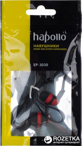 Наушники Hapollo EP-3030 Red - изображение 3
