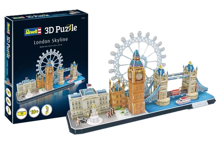 Puzzle 3D Revell London Skyline 107 elementów (4009803001401) - obraz 2