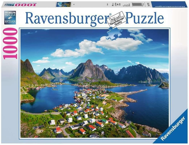 Puzzle Ravensburger Norwegia 1000 elementów (4005556197132) - obraz 1