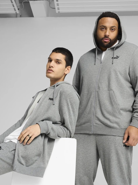 Толстовка на молнии мужская Puma Ess No. 1 Logo Full-Zip Hoodie Tr