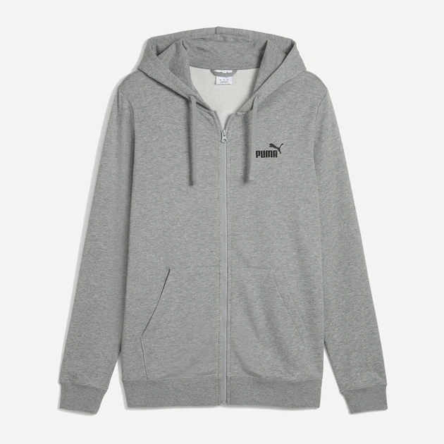 COOME コーメ 23SS ZIP HOODIE ジップパーカー Sグレー Толстовка на молнии мужская Puma Ess No. 1 Logo Full-Zip Hoodie Tr