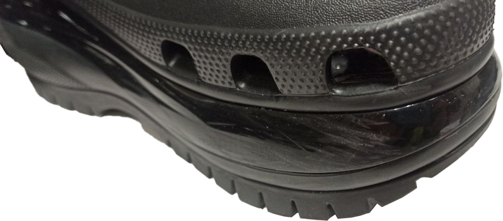 Жіночі крокси Crocs Mega Crush 207988-001 36-37 (M4/W6) 22 см Чорні (196265103669) (955555907798068) - Уцінка - зображення 4