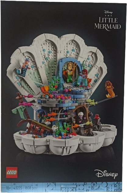 Zestaw klockow LEGO Disney Krolewska muszla Malej Syrenki 1808 elementow (43225) (955555908241548) - Outlet - obraz 2