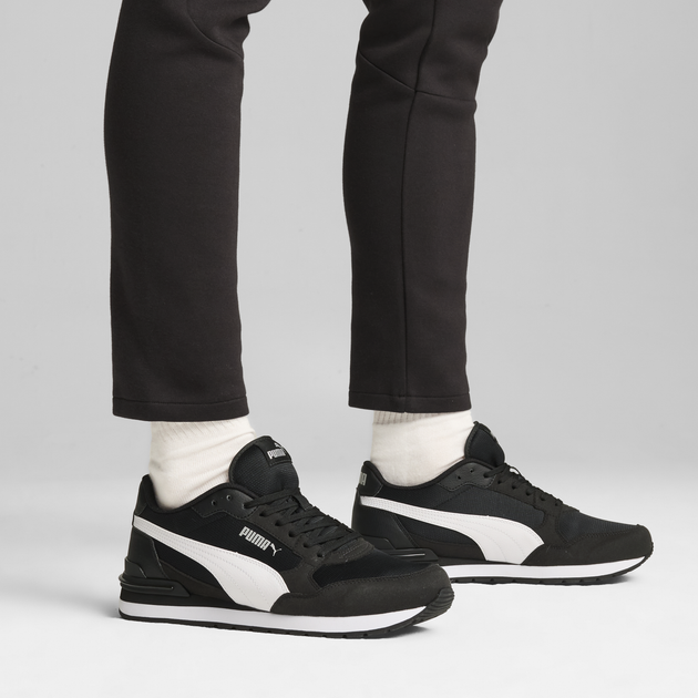 Мужские кроссовки Puma ST Runner v4 Mesh 39966601 40 (6.5UK) 25.5 см Puma Black-Puma White-Puma Silver (4067979698733) - изображение 2