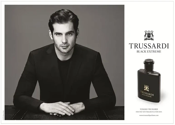 Туалетная Вода Trussardi Black Extreme 50 Мл - зображення 7