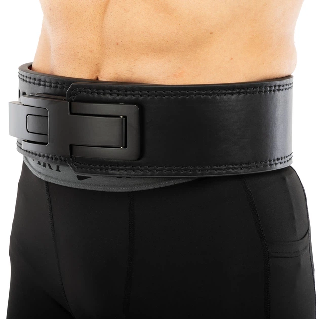 Пояс для пауерліфтингу з карабіном шкіряний ширина 10см Mdbuddy TA-3231 Weightlifting Belt (шкіра, ширина-4in (10см), розмір M, чорний-червоний) - Фото 12 Пояс для пауерліфтингу з карабіном шкіряний ширина 10см Mdbuddy TA-3231 Weightlifting Belt (шкіра, ширина-4in (10см), розмір M, чорний-червоний) - зображення 12