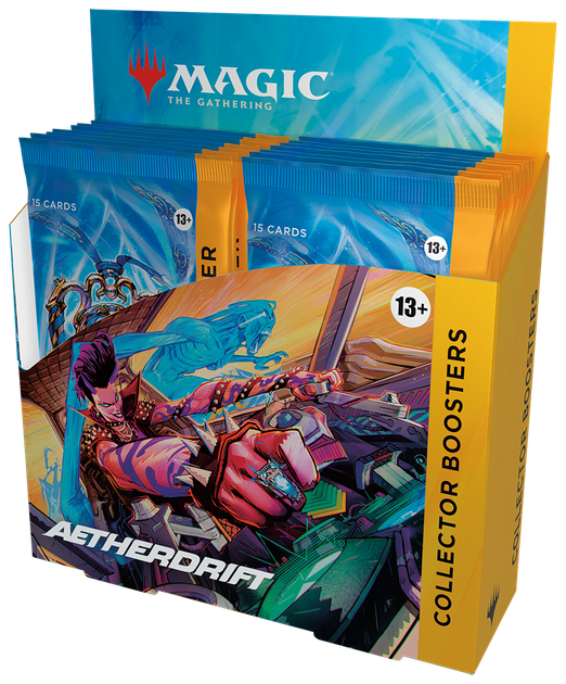 Колекційні карти Wizards of the Coast Magic the Gathering: Aetherdrift - Collector Booster Display (англійське видання) 12 шт. (0195166278759) - зображення 1