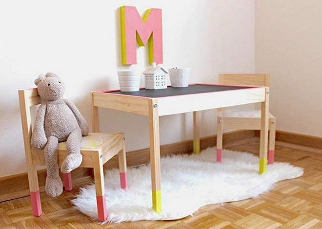 IKEA 2脚目 Дитячий стіл і 2 стільці LATT IKEA 501.784.11 сосна – Безпека і