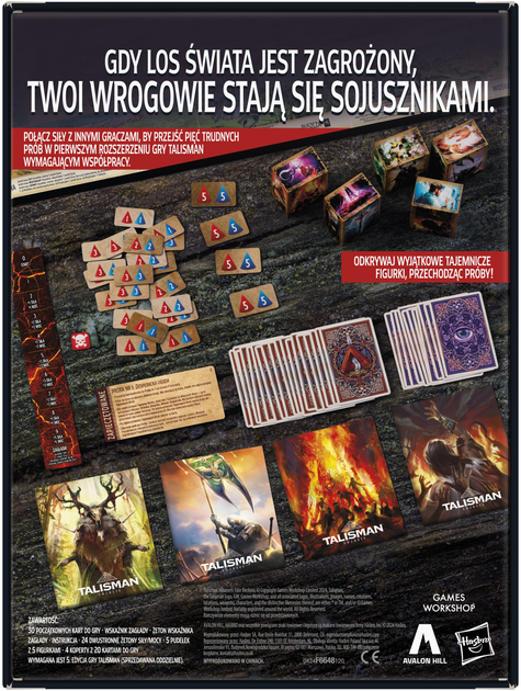 Dodatek do gry planszowej Avalon Hill Talisman: Magia i Miecz (5. edycja) - Sojusze - Wezwanie losu (wydanie polskie) (5010996227898) - obraz 10