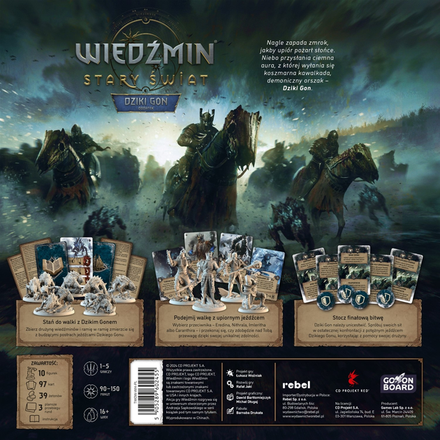 Dodatek do gry planszowej Rebel Wiedźmin: Stary Świat - Dziki Gon (wydanie polskie) (5905289602455) - obraz 12