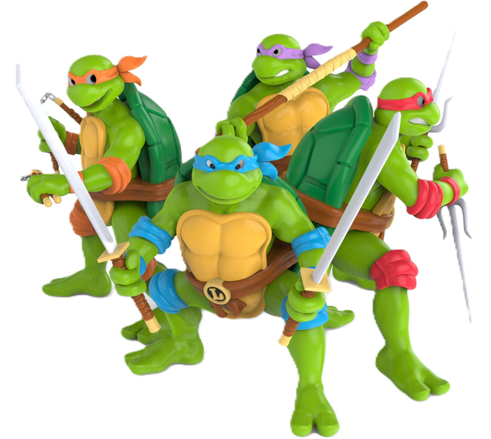 Zestaw figurek Comansi Ninja Turtles 4 szt (8412906903781) - obraz 1