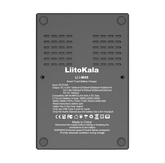 Зарядний пристрій для акумуляторів LiitoKala Lii-M4S - зображення 4