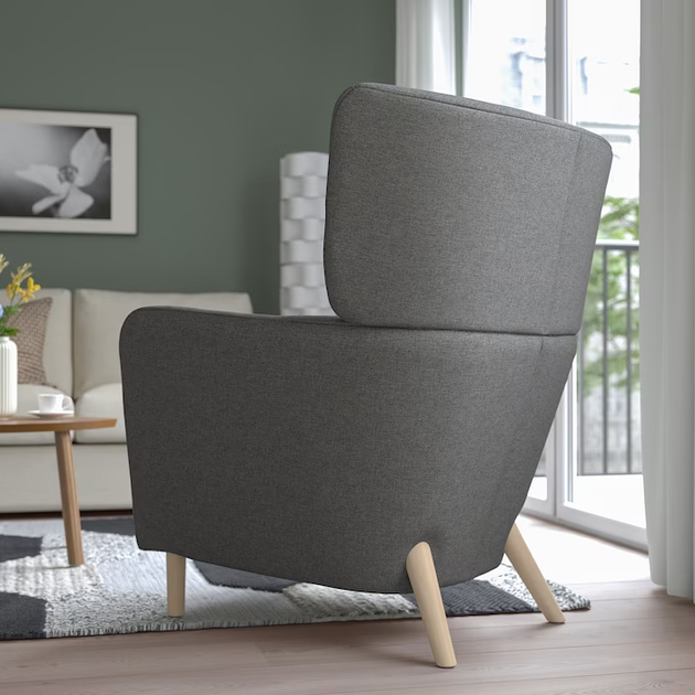 Крісло OSKARSHAMN IKEA 205.236.11 сіро-бежевий - Фото 3 Крісло OSKARSHAMN IKEA 205.236.11 сіро-бежевий - зображення 3