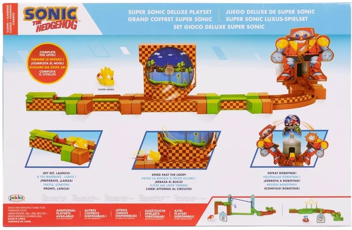 Ігровий набір Jakks Pacific Sonic The Hedgehog Go Go Racers Deluxe (0192995423343) - зображення 6