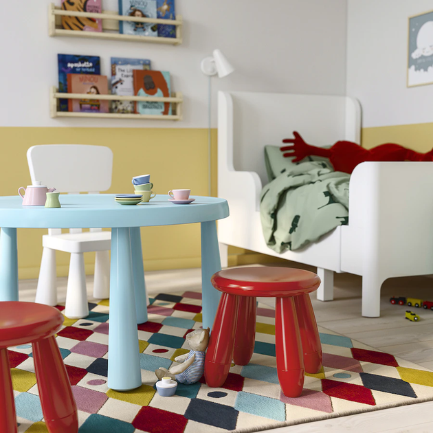 Дитячий табурет MAMMUT IKEA 705.819.91 червоний - зображення 3