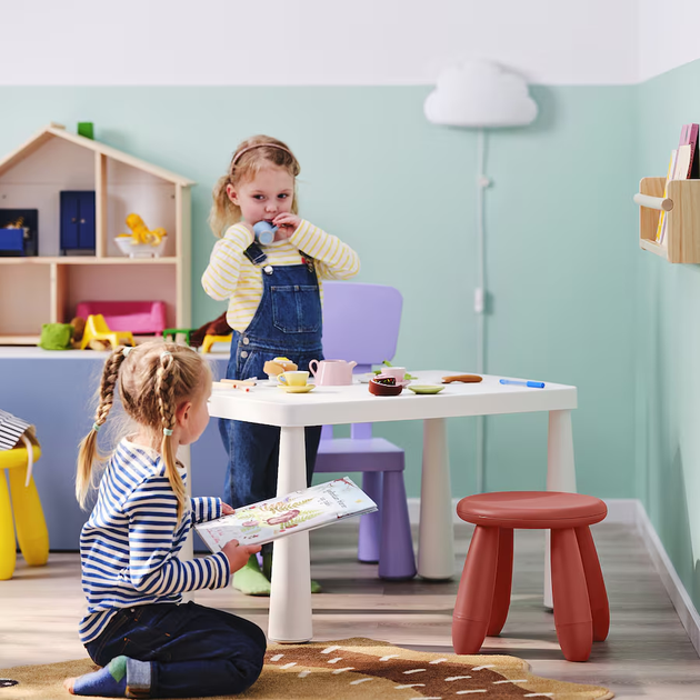 Дитячий табурет MAMMUT IKEA 705.819.91 червоний - зображення 4