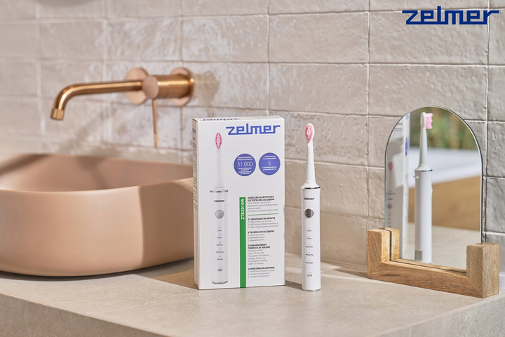 Електрична зубна щітка Zelmer ZTB2010W (5908269359417) - зображення 6
